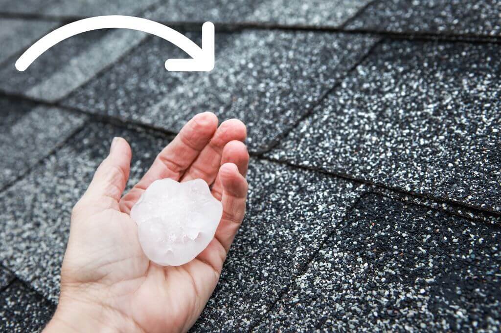 Hail Damage Roof Repair in murfreesboro